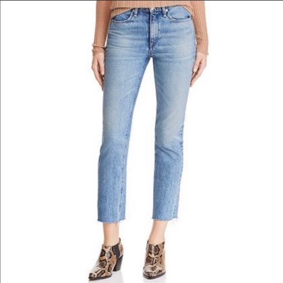 rag & bone Denim - NWT Rag & Bone Farrah Cropped Ankle Raw Hem Jeans rag & bone Denim - NWT Rag & Bone Farrah Cropped Ankle Raw Hem Jeans